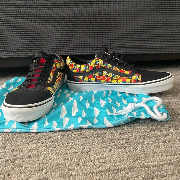 Limited Edition Bart Simpson Vans (M10.5) - Picture 6 of 10